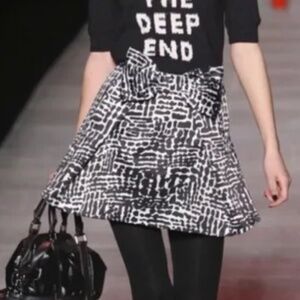 Marc by Marc Structured Jungle Print Skirt